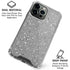 Grey Speckle iPhone 16 Pro Clear Case